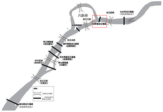 仙新路确定以桥过江,匝道位置确定